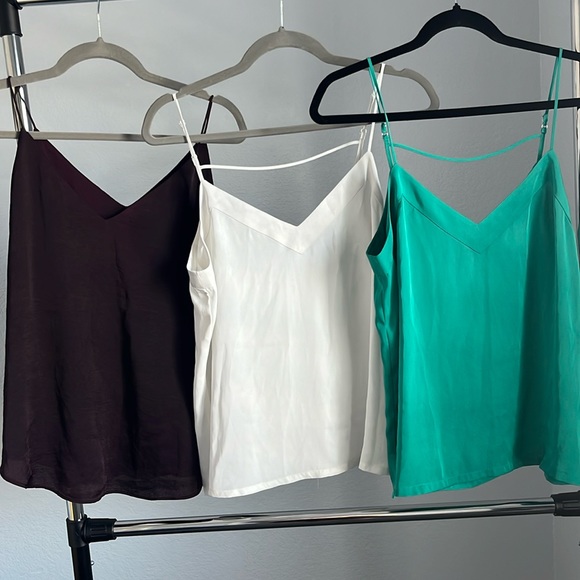 Express Bundle of 3 spaghetti strap Tops Small & Medium - Picture 1 of 11